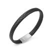 Fashionable Genuine Leather Woven Bracelet Magnetic Closure Couple Jewelry Simple Versatile