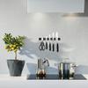 ARAK Knife Strong Adhesive Knife Knife Stainless Wall Kitchen No Rust Easy To Install Stand, Tape, Stand, Rack, Magnet, Steel, Mounted, Tool, Holes,