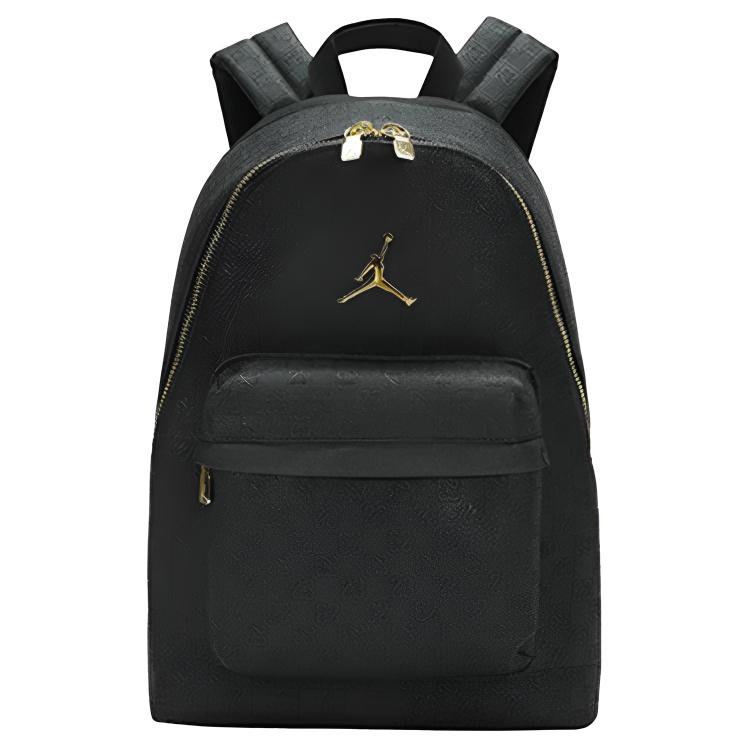 Jordan Logo Large Capacity Backpack Regular Kids Kids backpack Black HV1621-011 Black