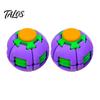 Kids Stress Relief Toy 1/2Pcs 3D Printed Press Rotating Ball, Fidget Spinner for Adults, Quiet Spinning Ball Toy, Decompression Gadget Durable