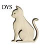 Car Stickers No Residue Decal Metal Cat 3D Animal Emblem for Scratch Hiding Chrome Removable Decals Finish Zinc Alloy Sticker Body And Trunk