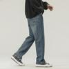 2024 Trendy American Men's Retro Straight-Leg Jeans - Fashionable, Loose-Fit, High-Street Style