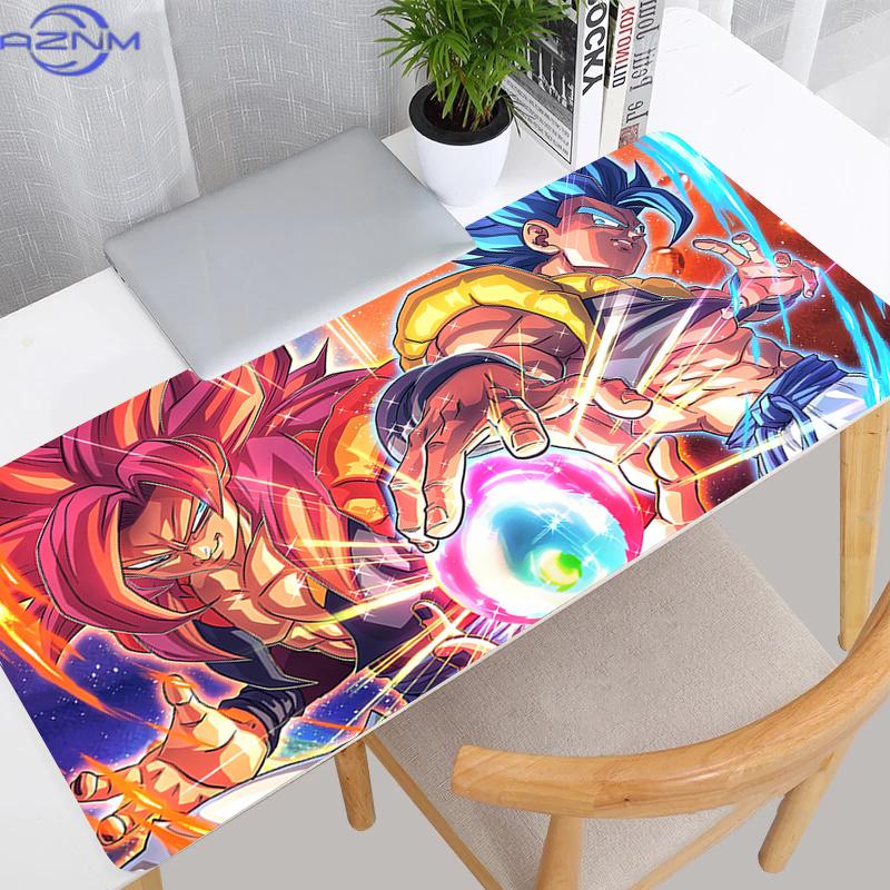 Colorful Dragon Ball Mouse Pad NonSlip Gaming Accessories Pc Computer Desk Mat Gamer Keyboard Pad Dbz Mousepad Anime Desk Decor