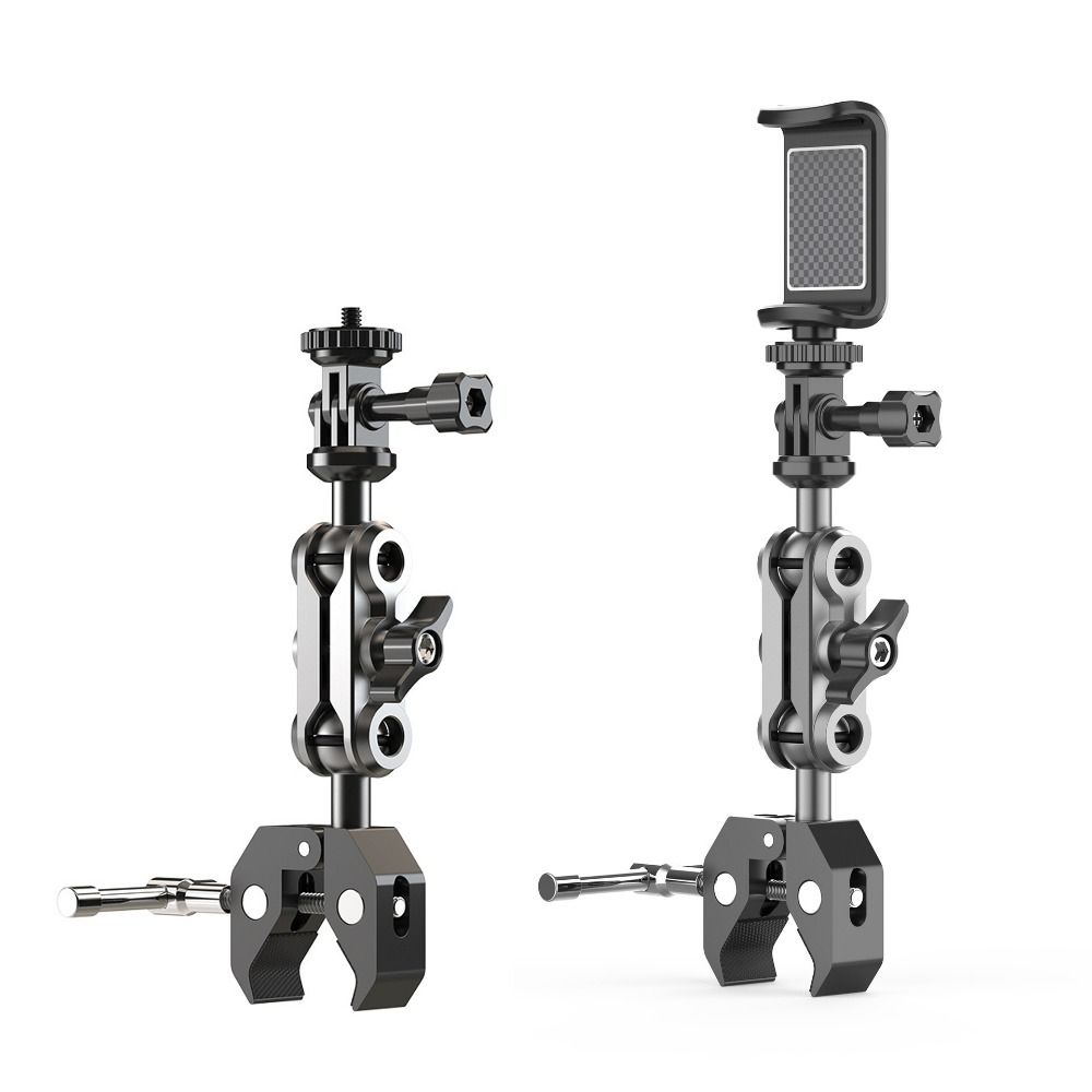 Adjustable Camera Holder Universal 1/4" Screw Microphone Holder Universal Phone Holder Handlebar