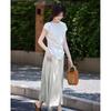 TERRE BLEUE Women's Summer T-Shirt & Skirt Set