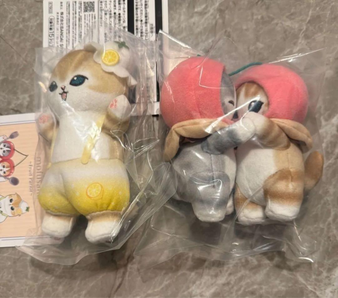Mofusand Fruit Parlor Plush Mascot Ichiban Kuji C Prize Set 2 2025 Japan