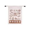 Reusable Bakery Storage Bag TPU Lined Cotton Bread Packaging Pouches With Snap Buckles Closures For Pastries Snacks