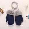 Batole Baby Girls Boys Outdoor Winter Patchwork Keep Warm rukavice rukavice