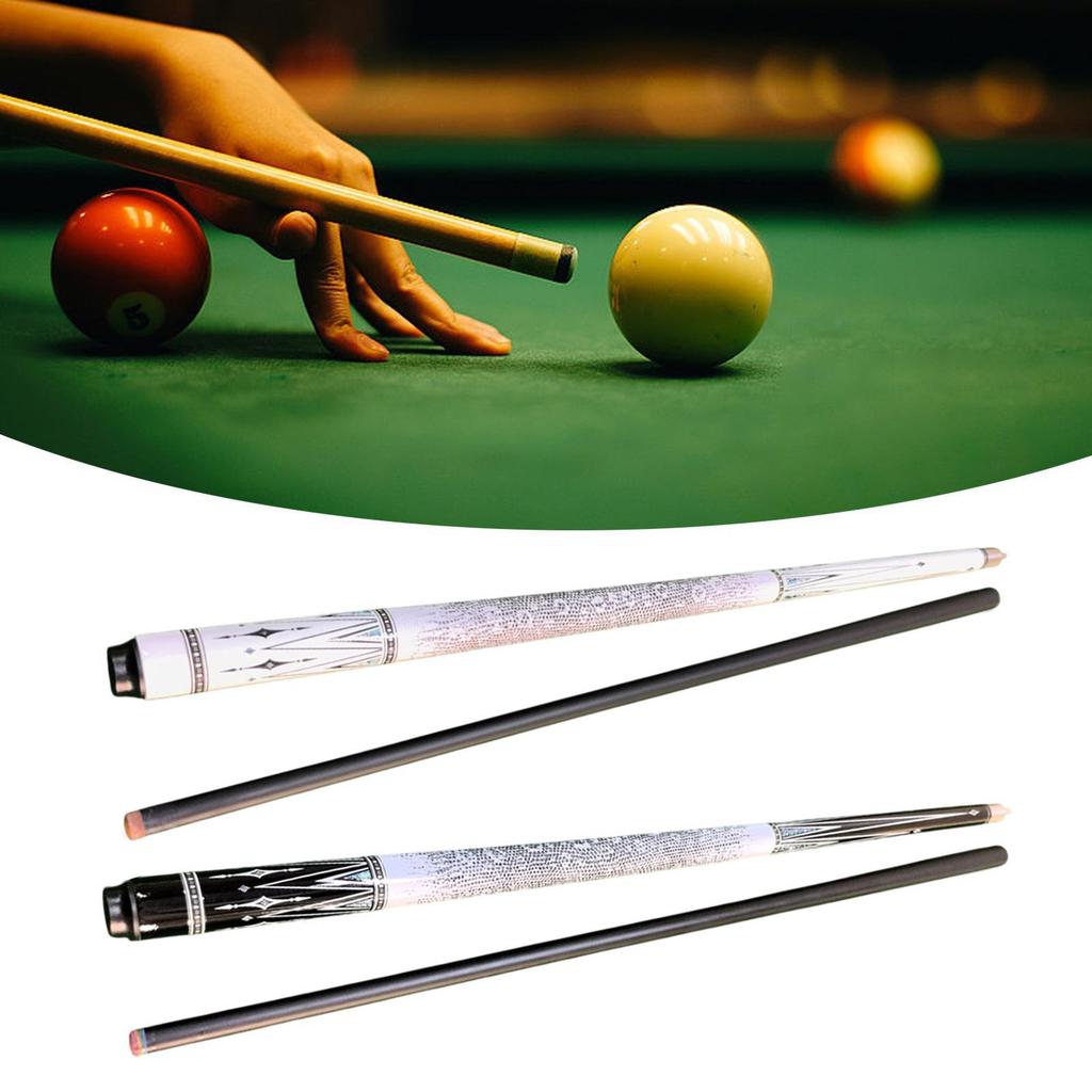 Pool Cue Stick Split Professional Portable Carbon Fiber Snooker Billiard Pool Stick for Professional Billiard Player Practice