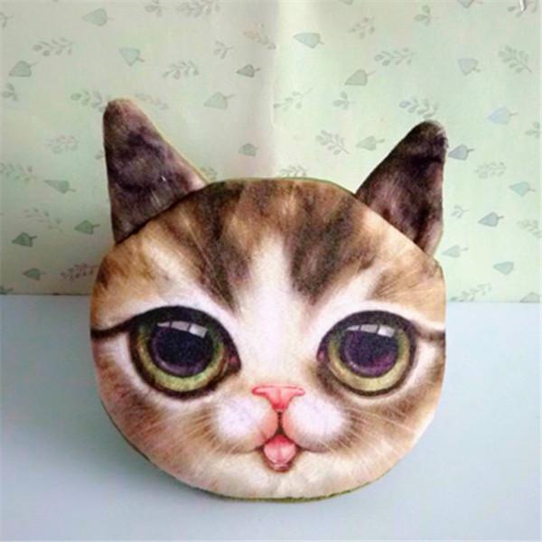 Cat Coin Purse Meow Star Dog Wallet Cute Cartoon Gift Coin Card Bag Key Bag Coin Pouch Clutch Bag Wholesale