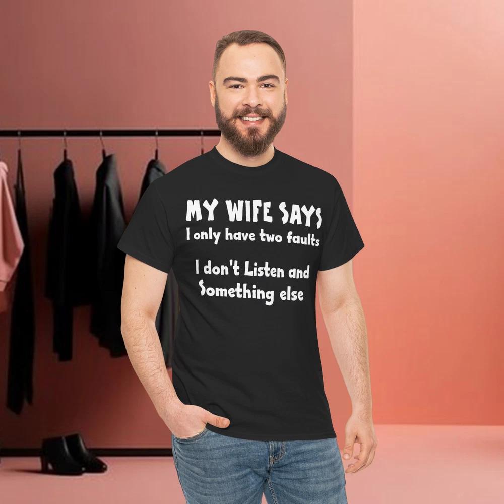 I Dont Listen And Something Else Short Sleeve TShirt S