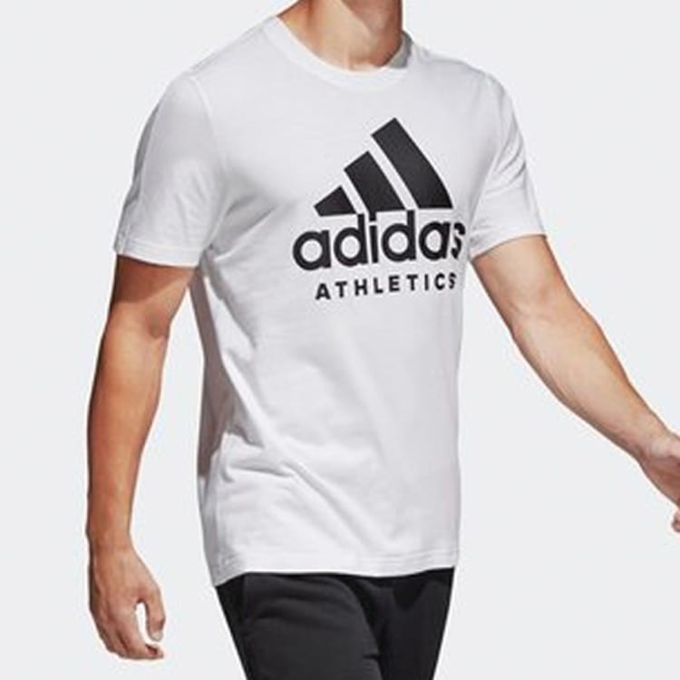 Adidas Set in Sleeve T Shirt Men's White BK3715