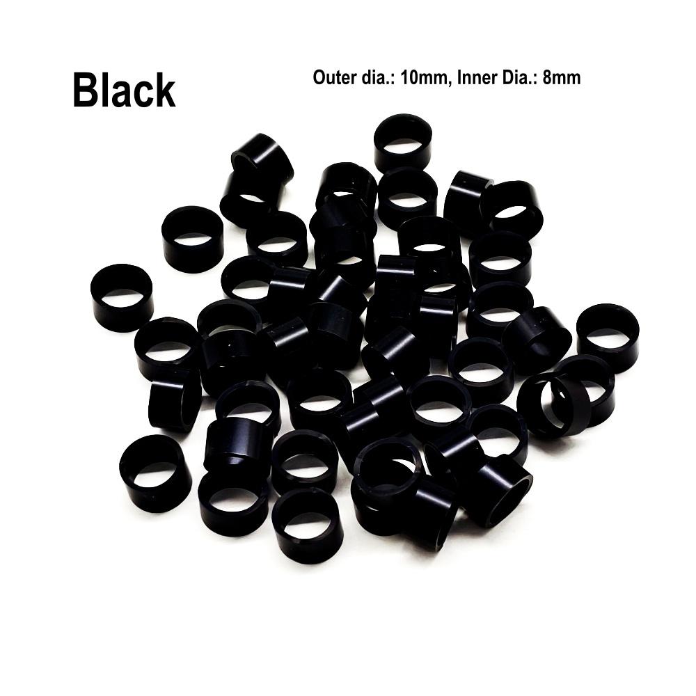 Autoclavable Dental Universal Silicone Color Code Ring Colorful Rings for Handpiece or Tools (Dia.7mm/5mm)