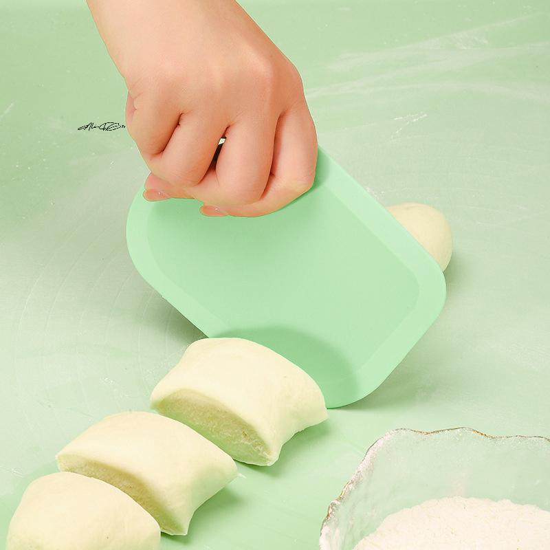 1/3Pcs Silicone Dough Scraper for Baking Pizza Cutter Pastry Slicer Kitchen Blade Gadgets - Kitchen Tools