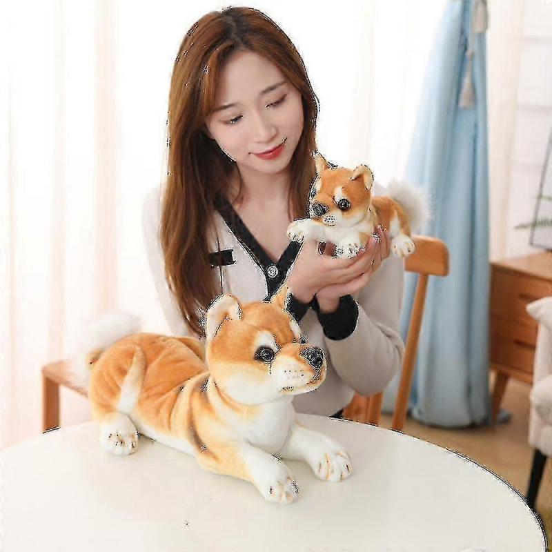 20/35cm Lovely Shiba Inu Dog Plush Toys Cute Sitting Lying Puppy Dolls Stuffed Soft Animal Toy Children Baby Birthday Gifts