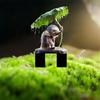 Cute Elephant Mini Figurine Creative Snail Statue Sculptures Garden Floor Plugs  Bonsai