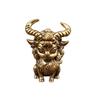 San Yang Kai Tai Zodiac Sheep Figurine Metal Vintage Statue Gift Lucky Ornament  Year of The Sheep