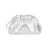 Dumpling Wrinkled Wrap Crossbody Bag Soft Compact Handbag For Women Outfit Daily