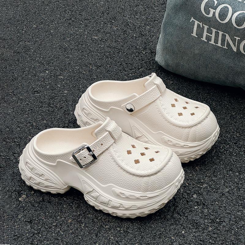 Hole shoes women's summer trend outer wear platform beach sandals sports fashion outdoor non-slip slippers