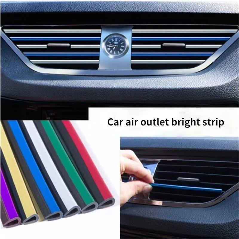 10 Stück 20cm Universal Auto Klimaanlagenauslass U-Form Zierleisten Auto Styling Zubehör