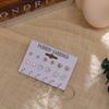 Classic Earrings 12 Pairs / Set Personalized Fashion Earring Set Suitable for Feminine Jewelry Earrings Jewelry