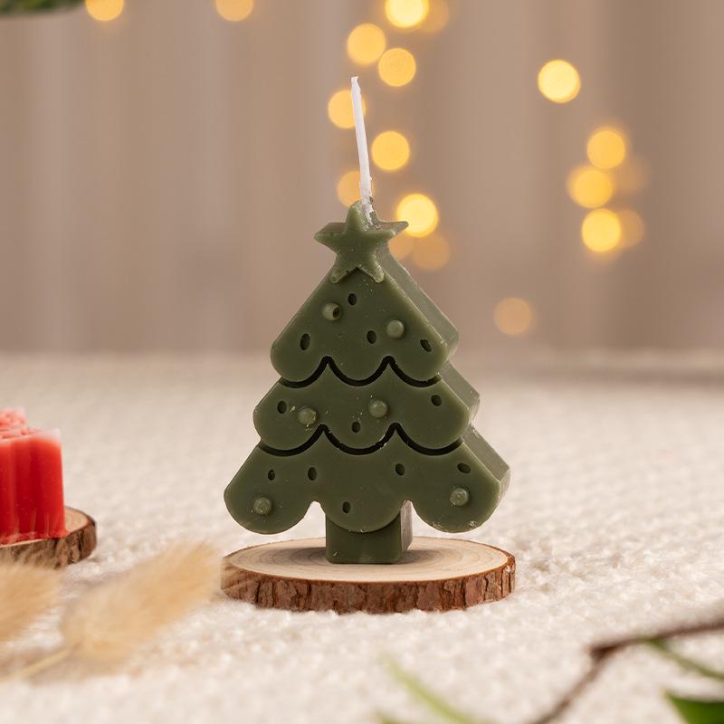 Christmas Tree-Shaped Scented Candle Ornament for Festive Decor