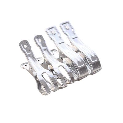 5/6/10/20 Stücke Edelstahl-Clips Wäscheklammer Große Strandstuhl Handtuch Clip Klemme Für Quilt Winddichte Clipping Klemmen