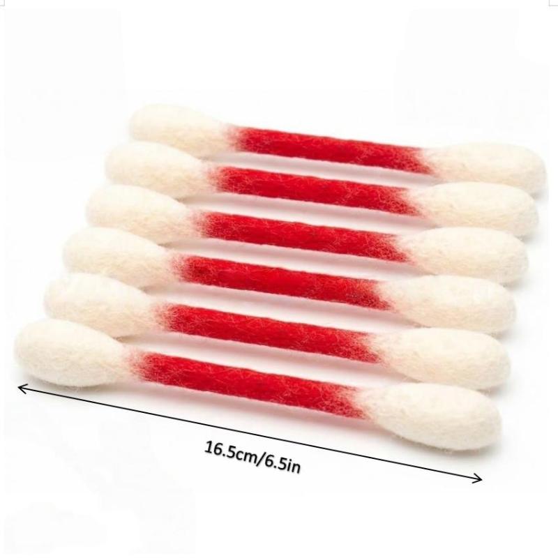 6pcs Swabs Cat Toys With Catnip Cat Chew Sticks Interactive Felt Kicker Play Durable Cat Chew Dental Teething Ropes Gift