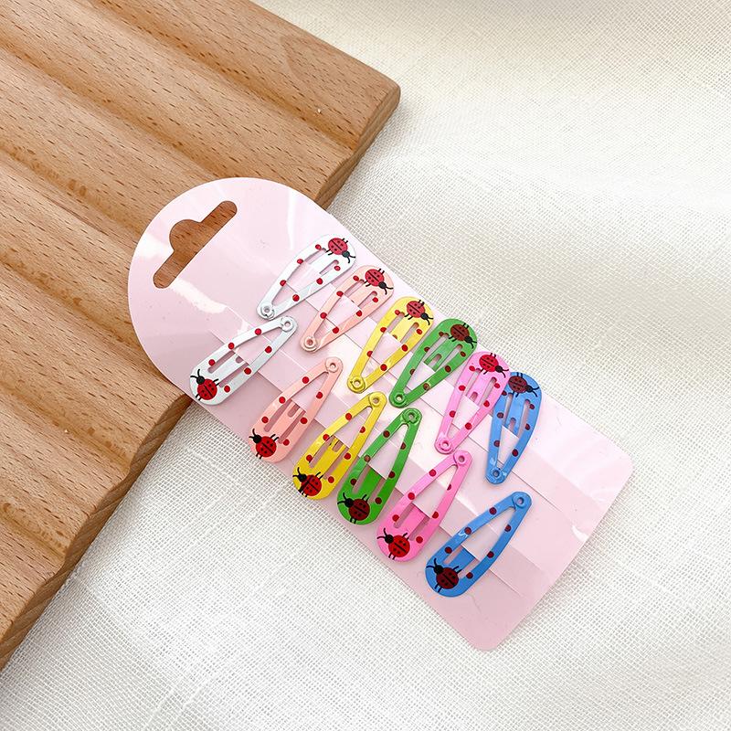 New Mini Printed Children BB Clip Cute Small Hairpins Girls Kids Hair Clips Pins Accessories Barrettes Headdress Hairclip