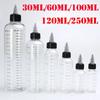 Pigment Container Squeezable Dropper Bottles Makeup Tools Tattoo Ink Bottles Refillable Bottles