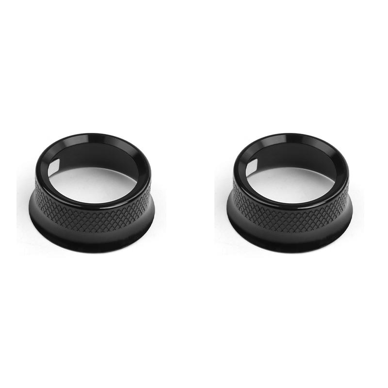 Automotive Interior Trim Aluminum Alloy Material Air Conditioner Rotation Cover Trim For Kia Stinger 2018    LHD RHD