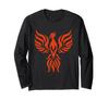 Humor Phoenix Animals Simple Fire Bird Phoenix Long Sleeve T-Shirt