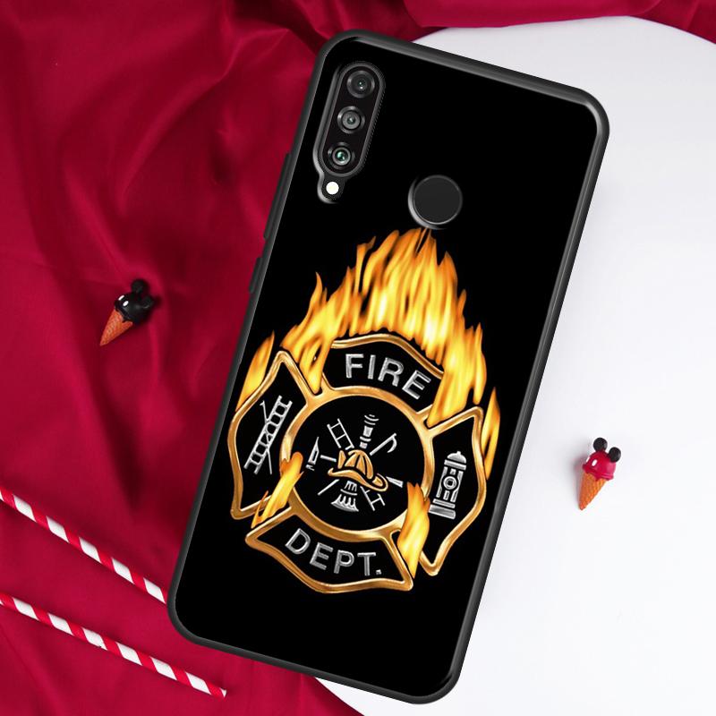 Firefighter Heroes Fireman For Huawei Nova 10 SE 9 5T 12s 12i 11i Y91 Y90 Y60 Y70 Y72 Y61 P20 P30 P40 Lite P60 Pro Case