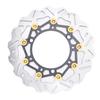Motorcycle Front Brake Disc Rotor Set 267mm Stainless Steel Caliper Adapter Kit Replacement for NMAX125 NMAX155