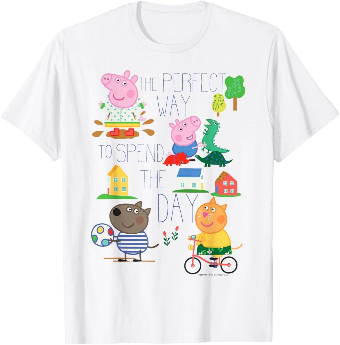 Футболка «Идеальный день Свинки Пеппы» 4XL