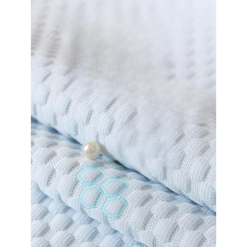 Sofa Cushion Summer Ice Silk Non-Slip All-Inclusive Cover Towel Cool Bean Cool Feeling Seat Cushion for Summer Four Seasons Universal Blue Cover