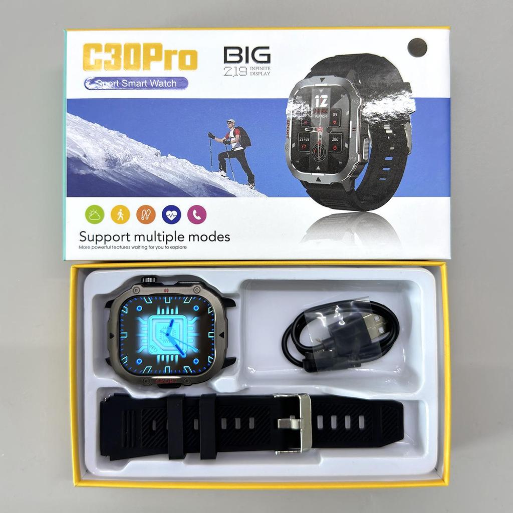 QX11 Smart Watch: Rugged Outdoor Design with Bluetooth Calling, Heart Rate, and Blood Pressure Monitoring for Men’s Sports