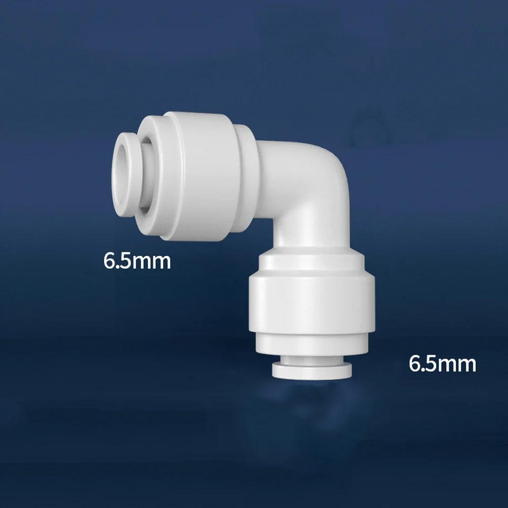3/8" 1/4" Tube Reducing Tee 3 Ways Food Grade POM Quick Fitting Connector For Aquarium RO Water Filter Reverse Osmosis System