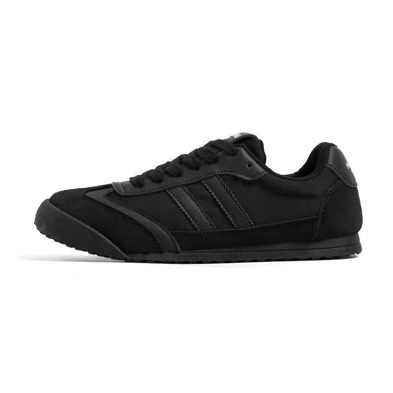 Black Dexun sports shoes autumn new lace-up flat student casual shoes street shot Forrest Gump shoes