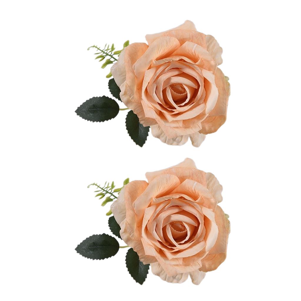 Stoff Blomst Gardinholdere Rose Gardinholdere Dekorative Tauholdere Vindusspenne for Vindusdekor