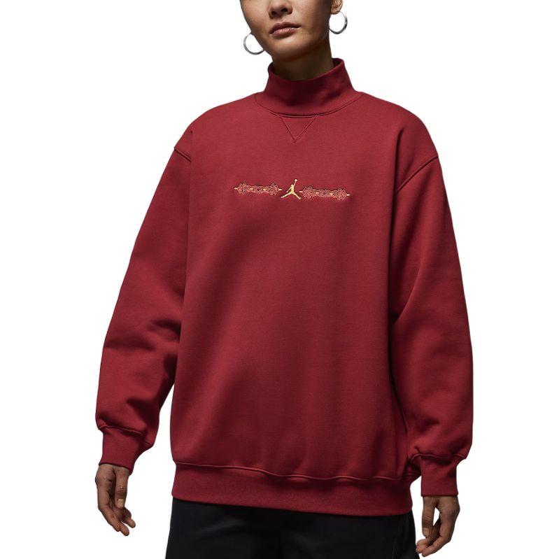 Jordan Флис Flight FW25 Простой флисовый трикотаж Мягкая толстовка Женская толстовка IQ3965613 XS