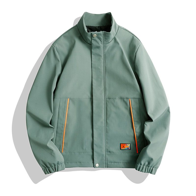 

Medm Beprp Fleece-lined Thickening Stand Collar Jacket Boys Fashion Brand Warm Windbreaker Fall and Winter Teenagers Casual Outwear 2031 Military Green 4XL (Suitable for 87.5-95kg)