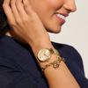 Authorized Retailer OLIVIA BURTON Women's Watch Ob24000096 Signature 36mm Minimalist B T-Bar Light Gold & Gold Mesh