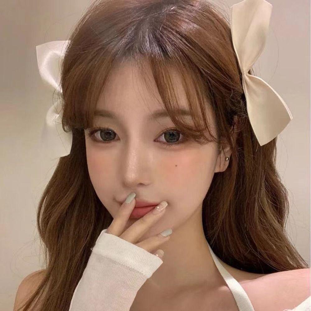 Hair Side Clip New Headwear Women Hairpins Bow Hair Clips Jisoo Hair Clips Korean Duckbill Clip