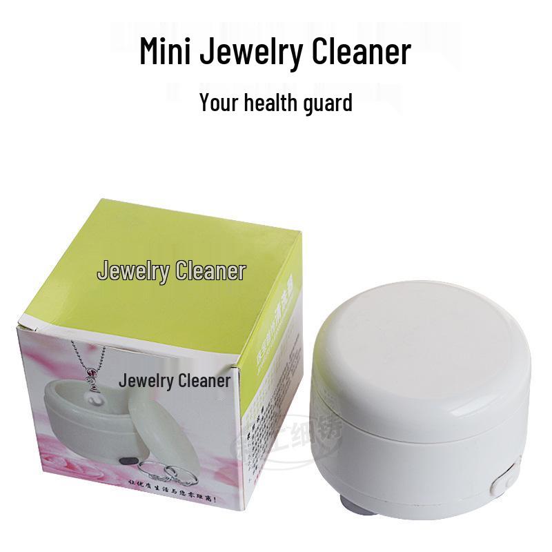 

Compact Ultrasonic Jewelry Cleaner for Rings and Necklaces