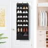 Modern Basic 7 Layer Wall Mount Shoe Organizer Bag With Dustproof Multipurpose Storage For Bedroom