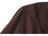 Women's European American Lace Trim V-Neck Long Sleeve Dress
