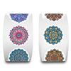 500PCS Mandala Pattern Roll Sticker Kawaii Notebook Refrigerator Travel Phone  Waterproof Cartoon Scrapbook Aesthetic Stickers