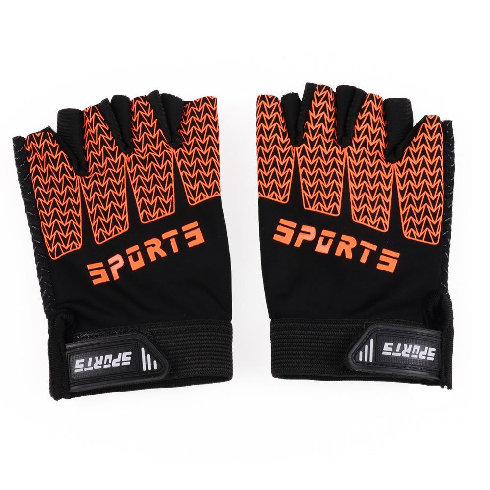 Children's Half finger Gloves Outdoor Riding Roller Skating Gloves for Spring and Summer Boys and Girls Bicycles Non Slip Multi Color Gloves