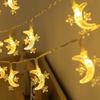 Eid Mubarak LED Sterne Mond Lichter String Ramadan Dekorationen Für Home Islamischen Muslimischen Ramadan Dekoration MYY